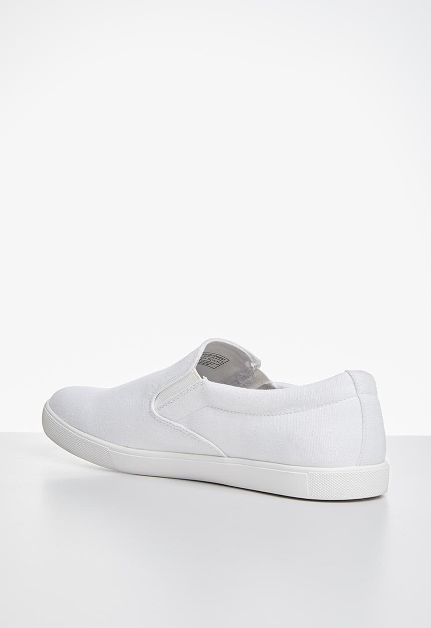 Jack & Jones - Rowden canvas slip - white 