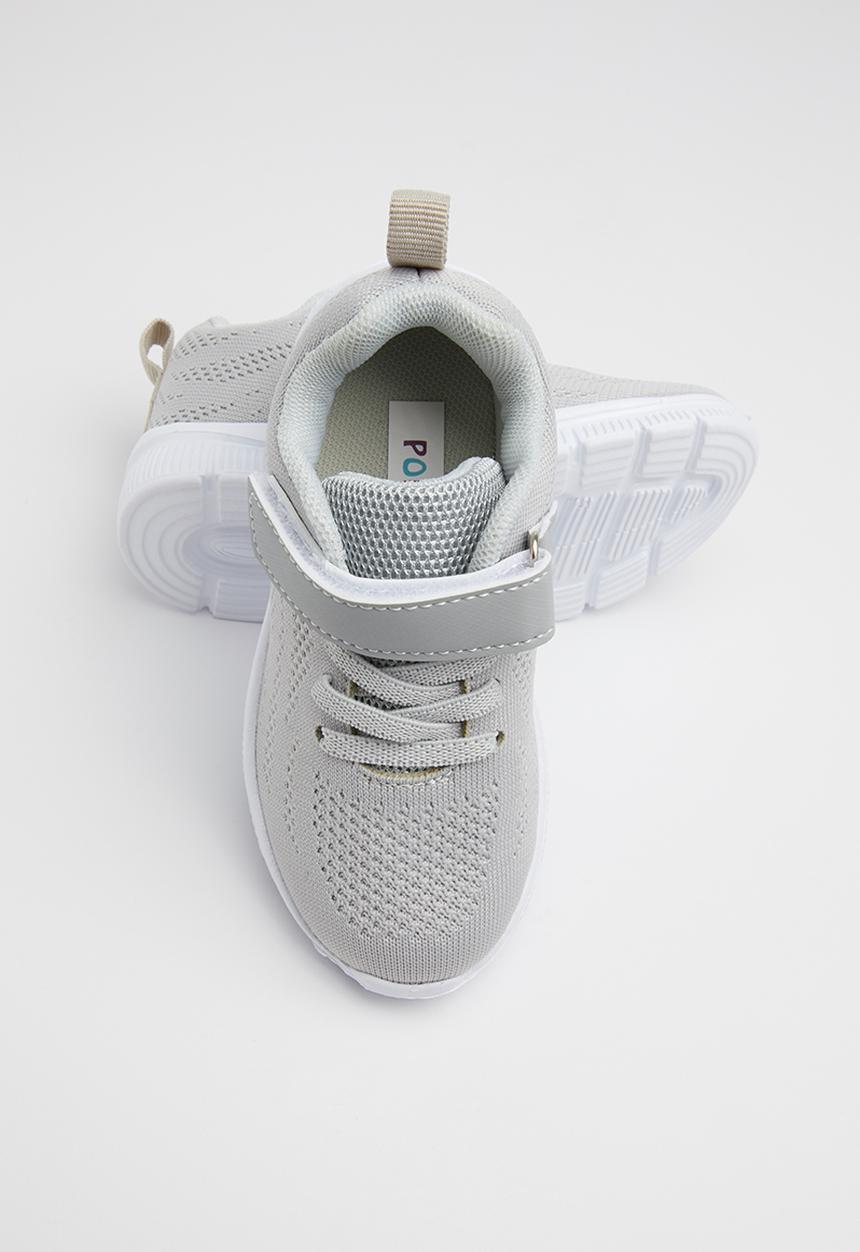 Pop Candy - Boys velcro strap sneakers - grey