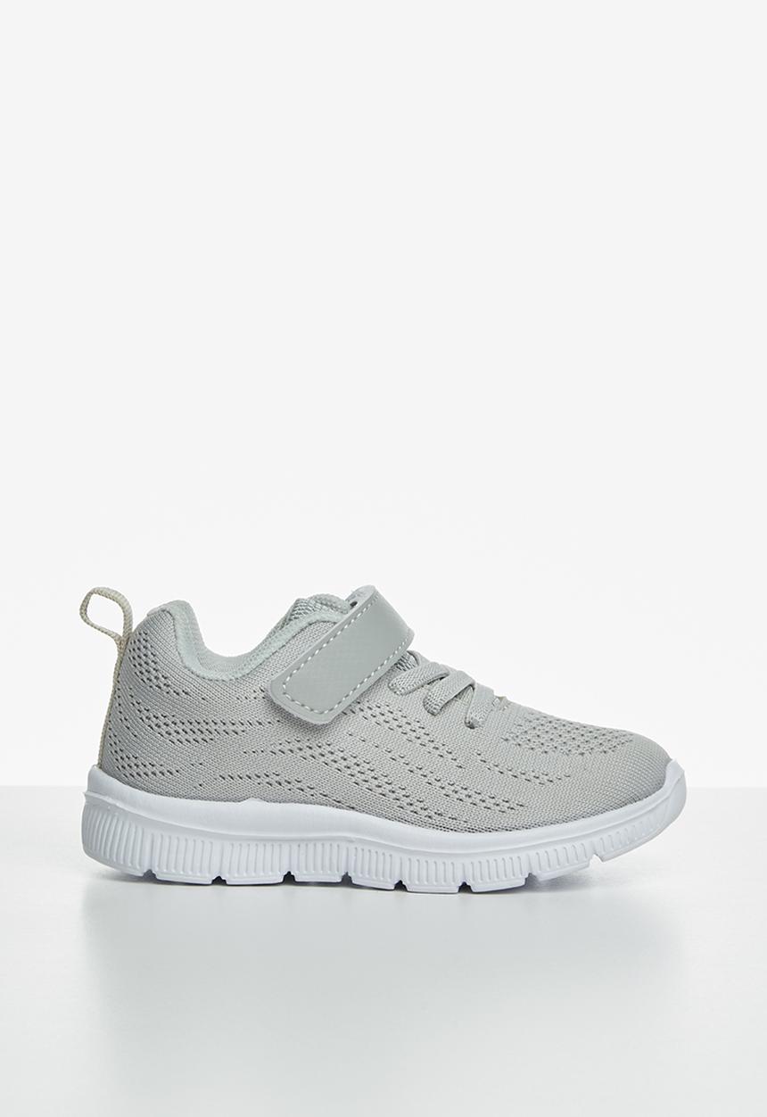 Pop Candy - Boys velcro strap sneakers - grey