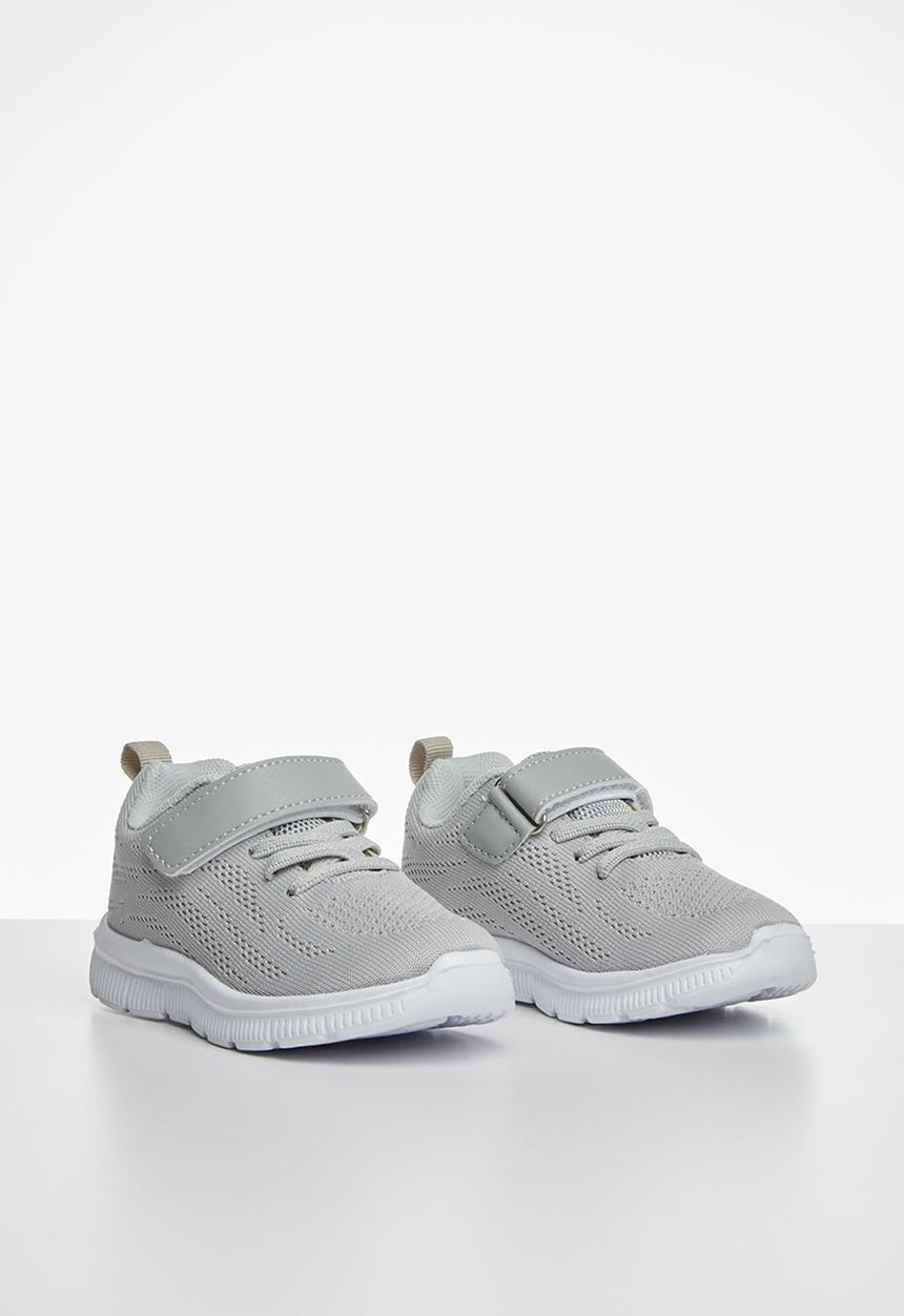 Pop Candy - Boys velcro strap sneakers - grey