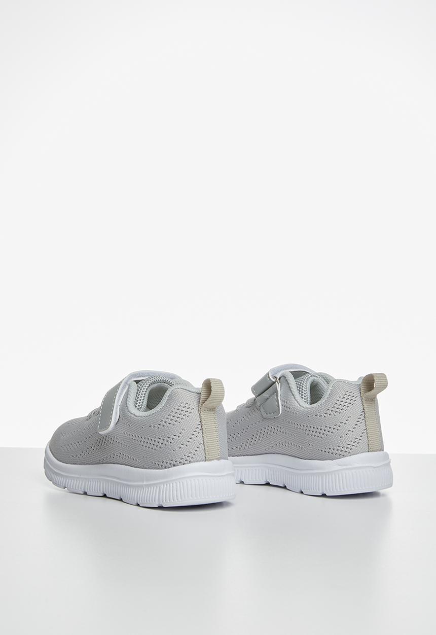 Pop Candy - Boys velcro strap sneakers - grey