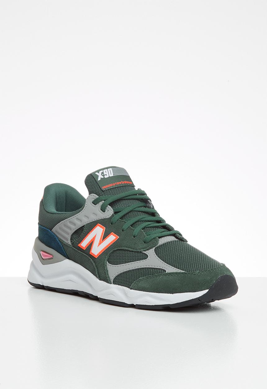 New Balance  - X90 Suede/Mesh - green 