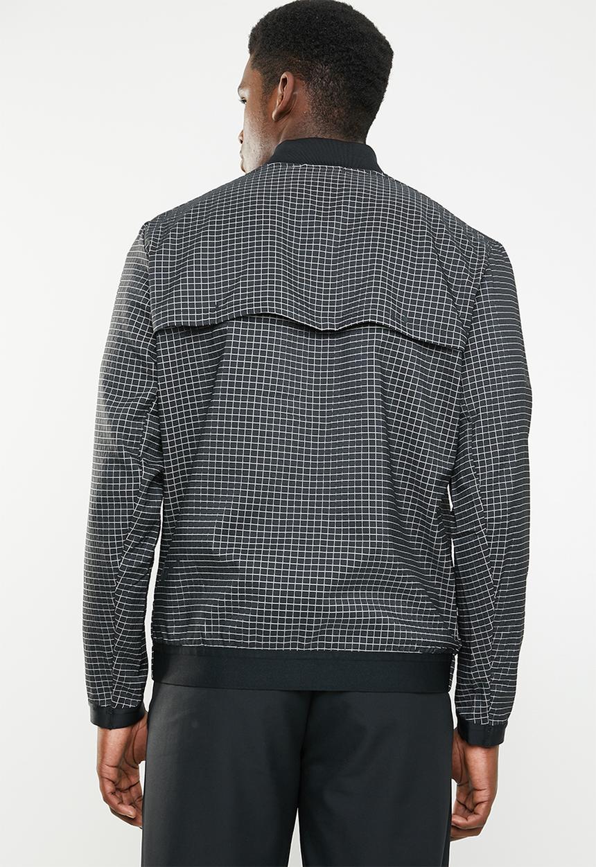 Nike - Nsw tech pack jacket grid - black & white