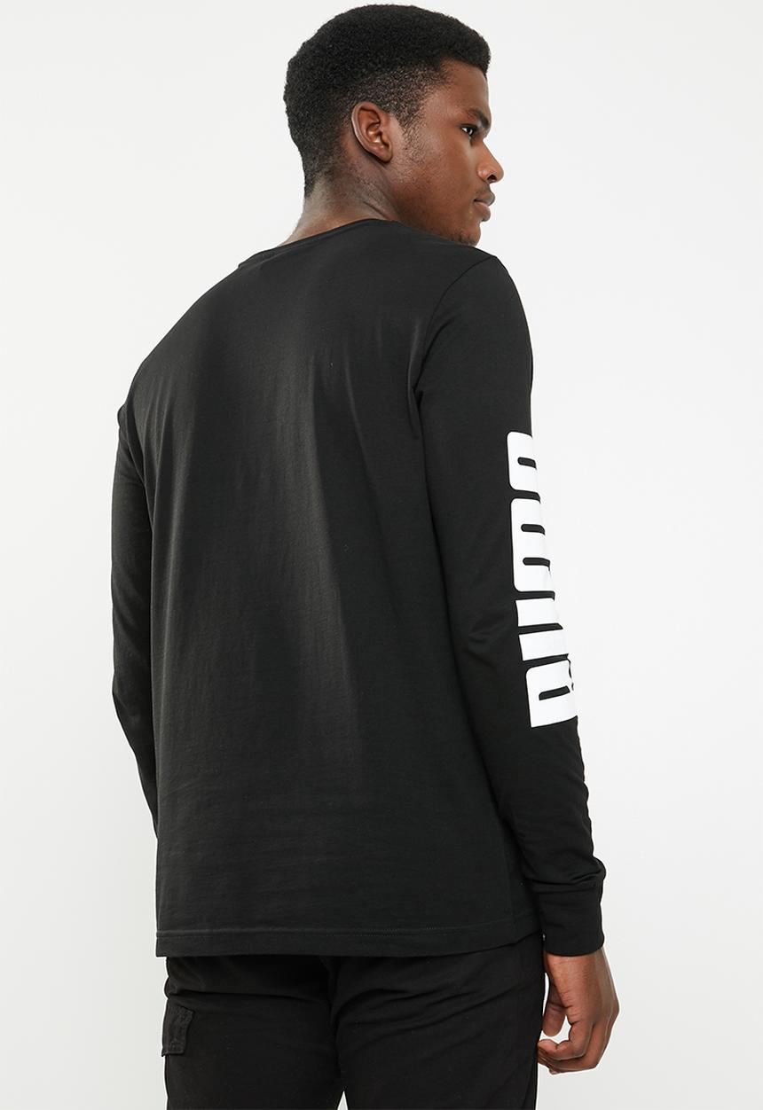 PUMA - Classics logo long sleeve tee - black
