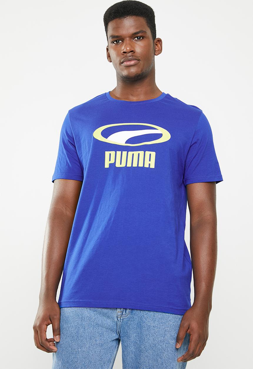 PUMA - Graphic short sleeve xtg tee - blue
