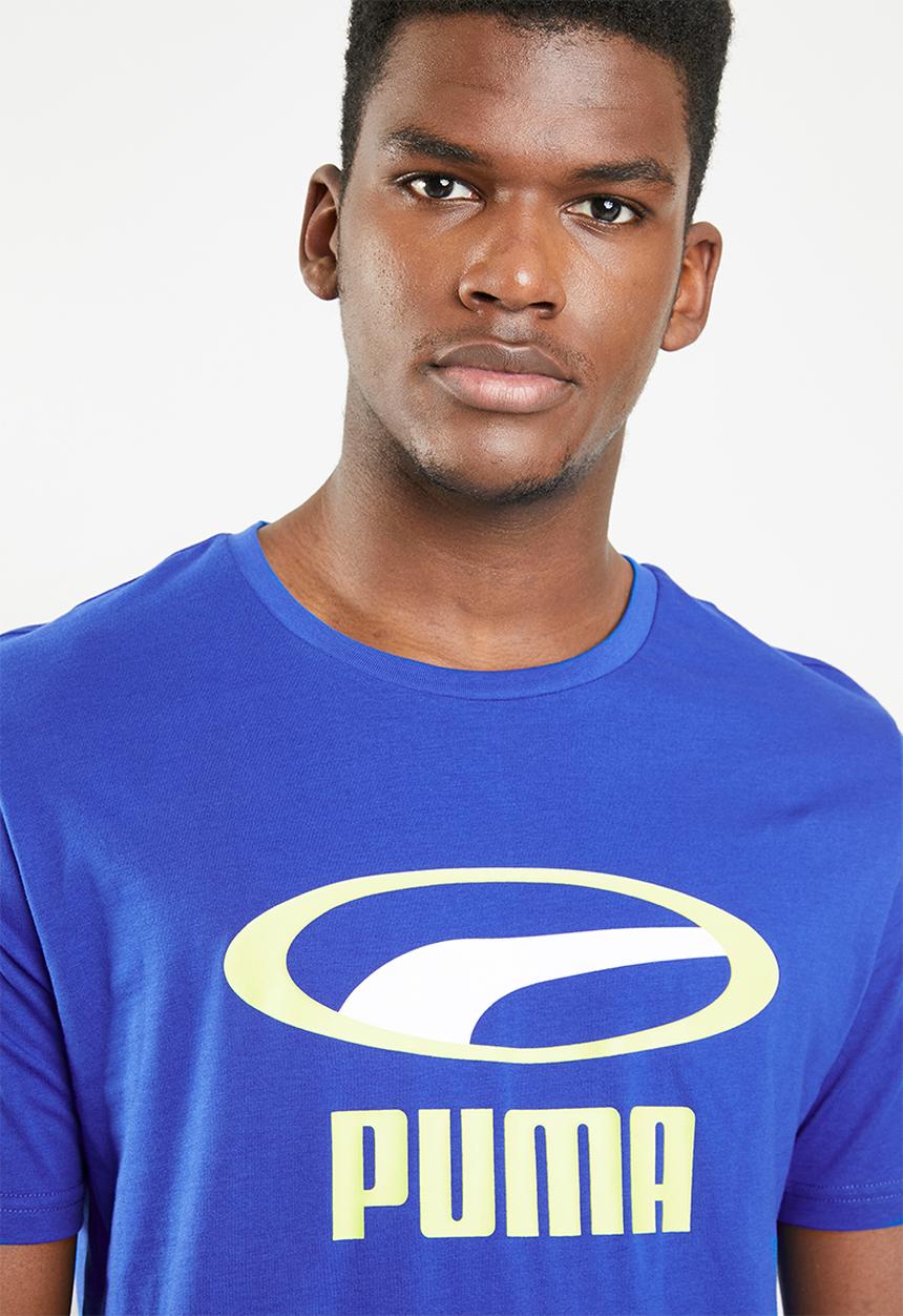 PUMA - Graphic short sleeve xtg tee - blue