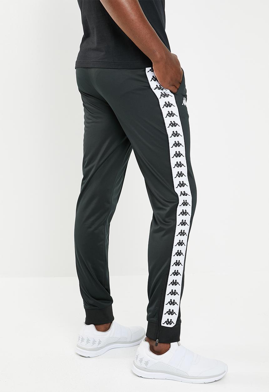 KAPPA - Banda Restoria pants - black & white