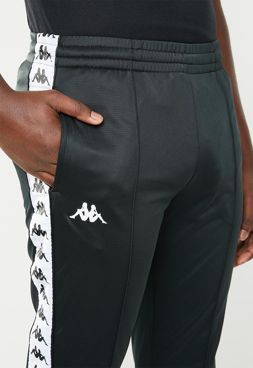 KAPPA - Banda Restoria pants - black & white