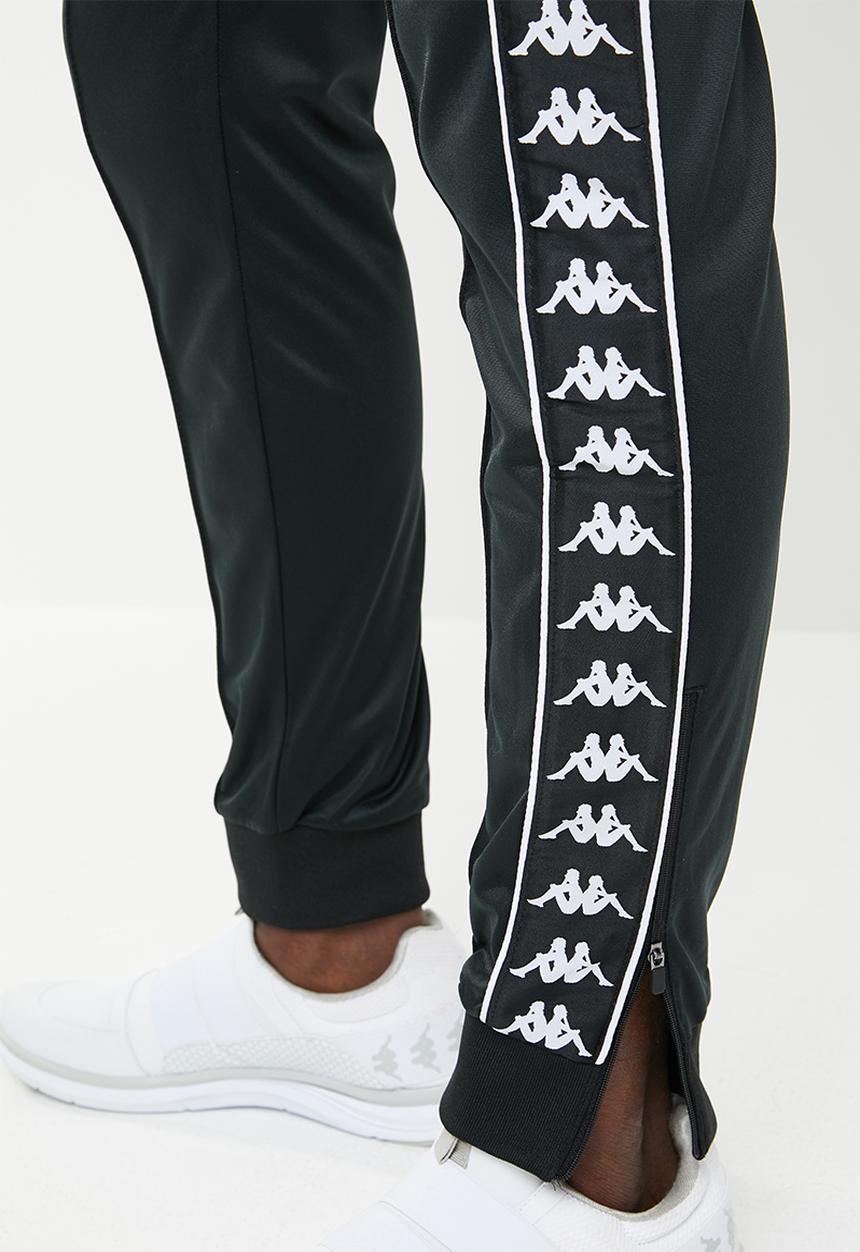 KAPPA - Banda Restoria pants - black & white