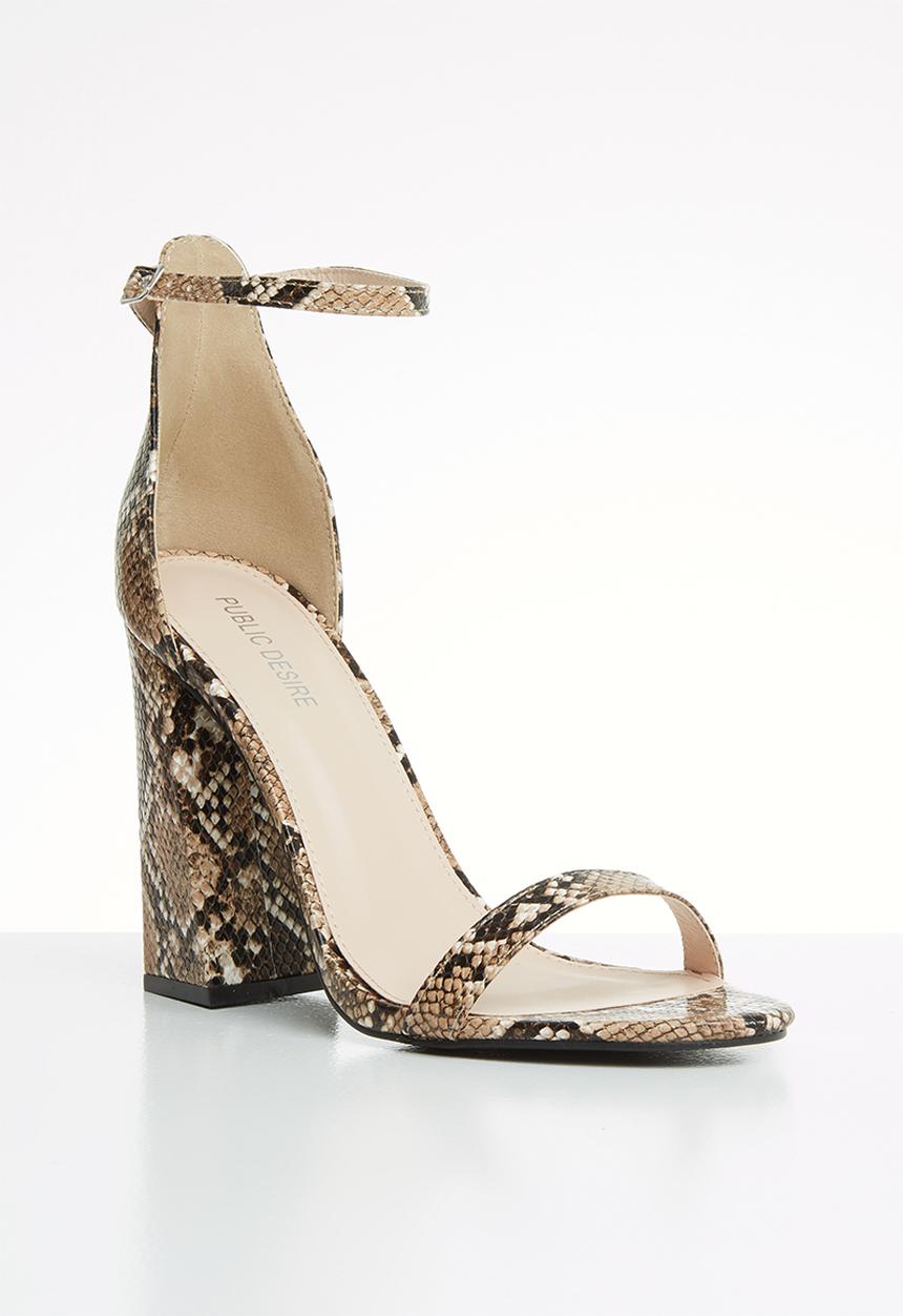 Public Desire - Tess heel - brown