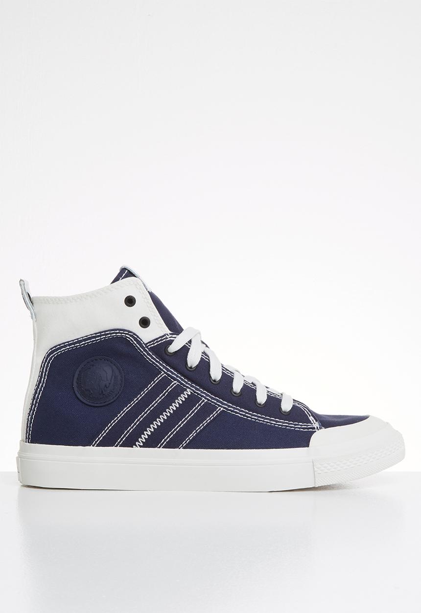 Diesel  - S-astico mid lace - white & navy