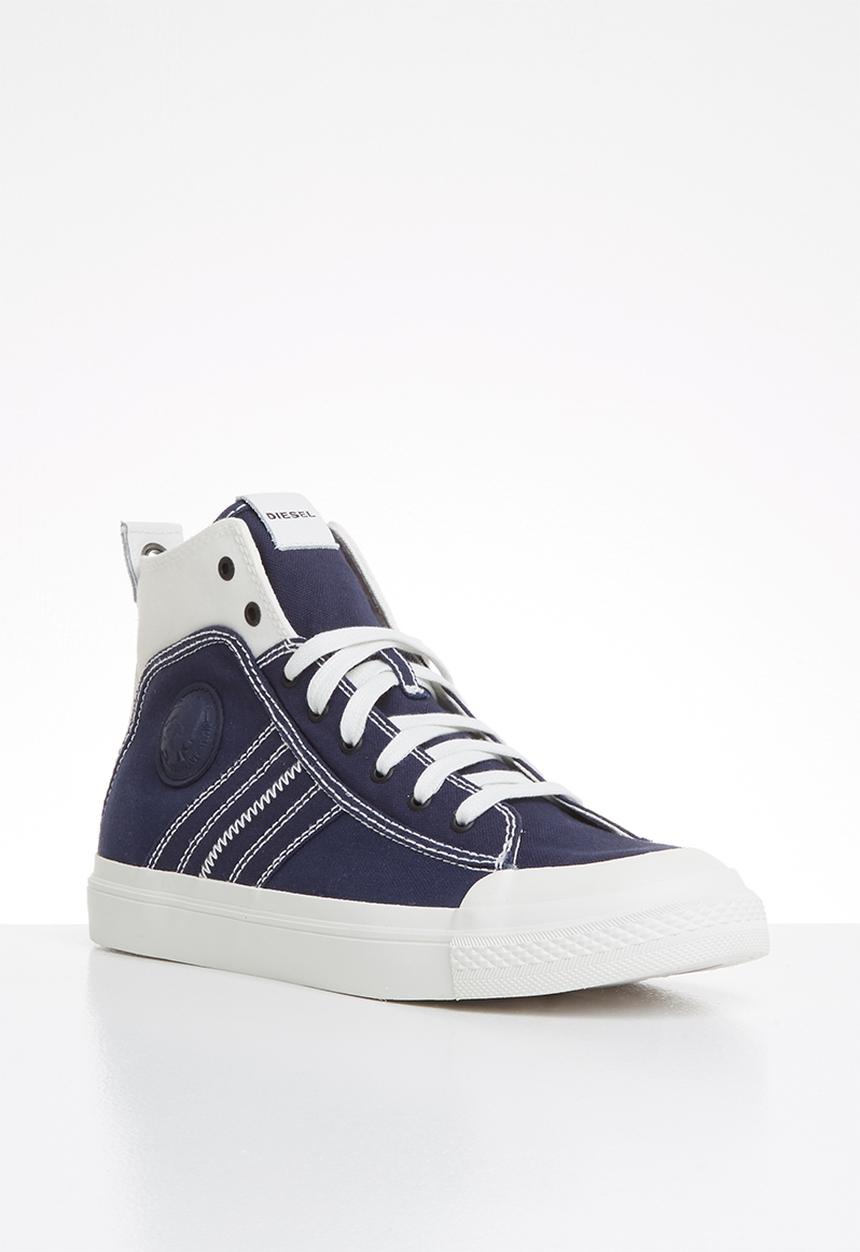 Diesel  - S-astico mid lace - white & navy