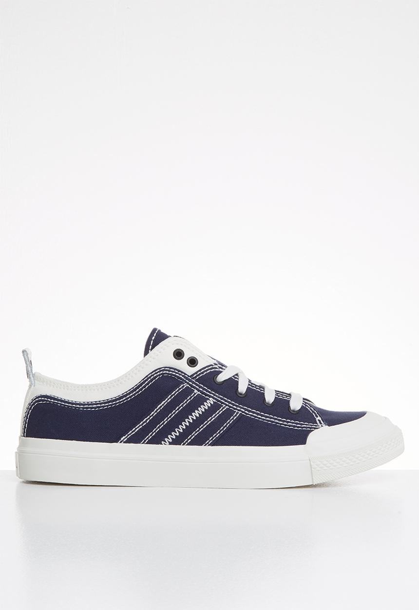 Diesel  - S-astico low lace - white & navy