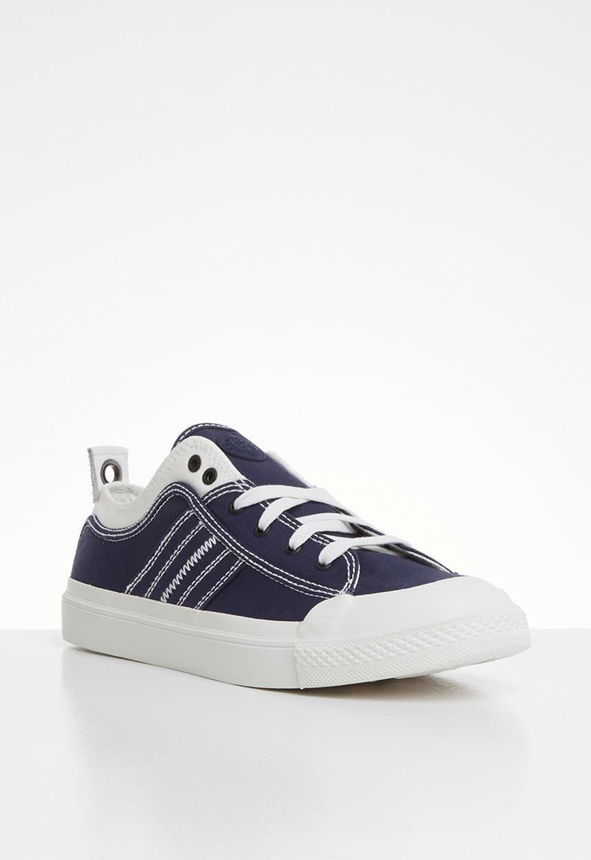 Diesel  - S-astico low lace - white & navy