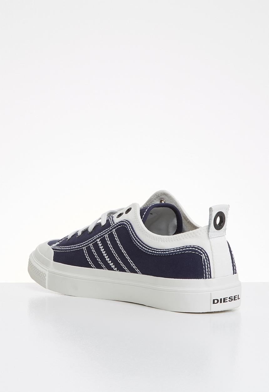 Diesel  - S-astico low lace - white & navy