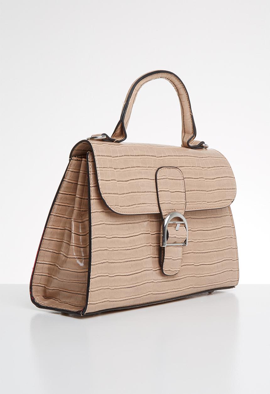 Superbalist - Croc detail bag - beige