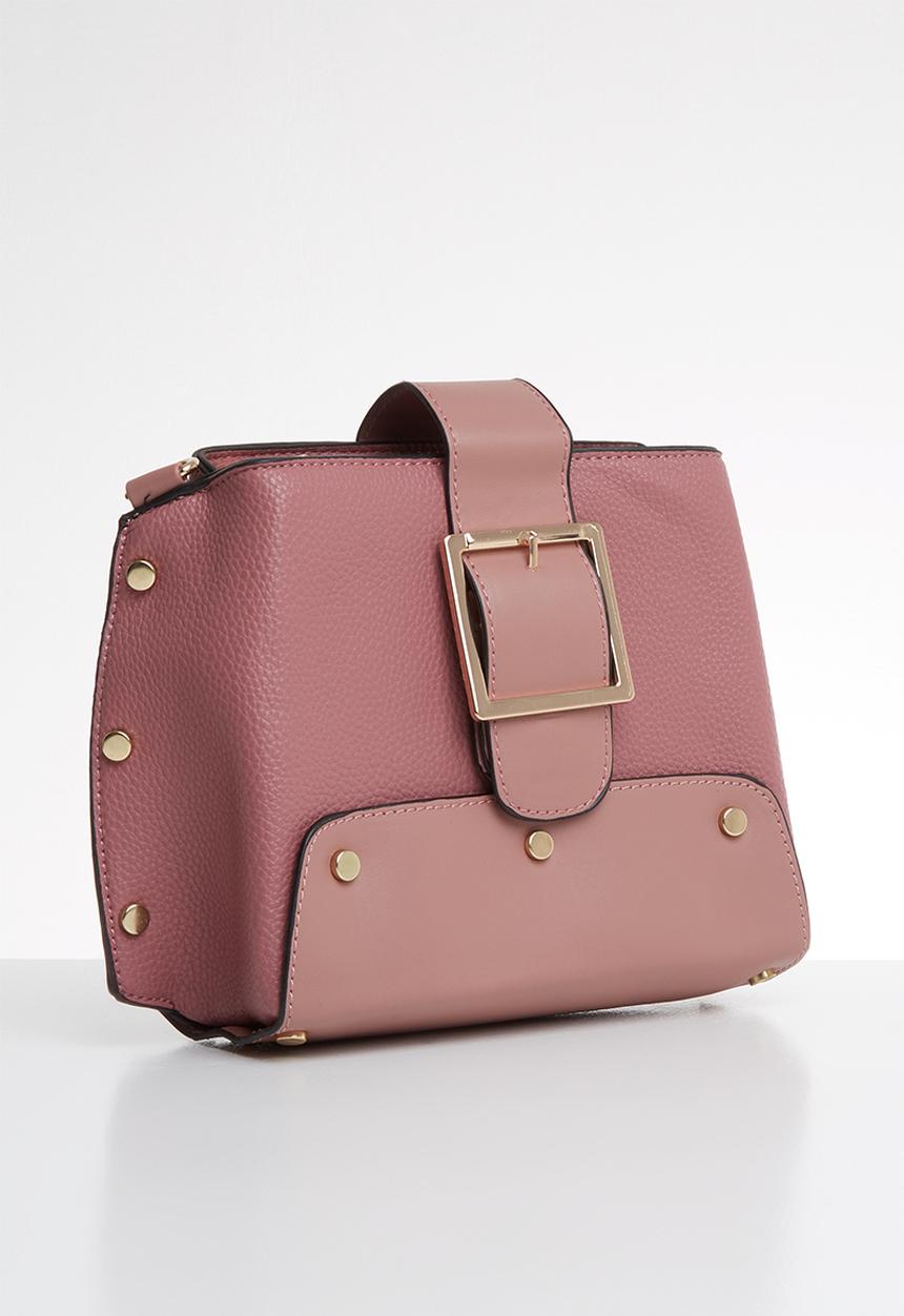 Superbalist - Stud detail cross body bag - pink