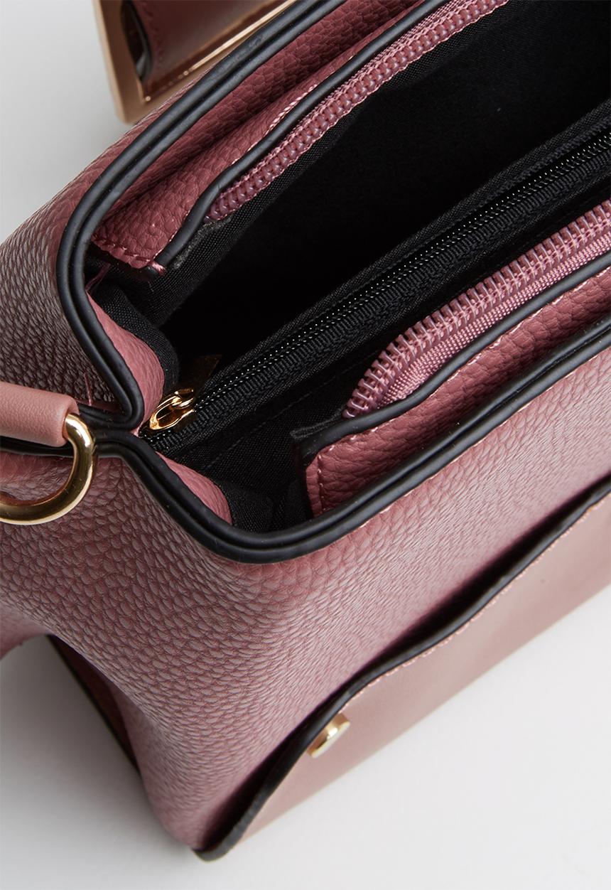 Superbalist - Stud detail cross body bag - pink