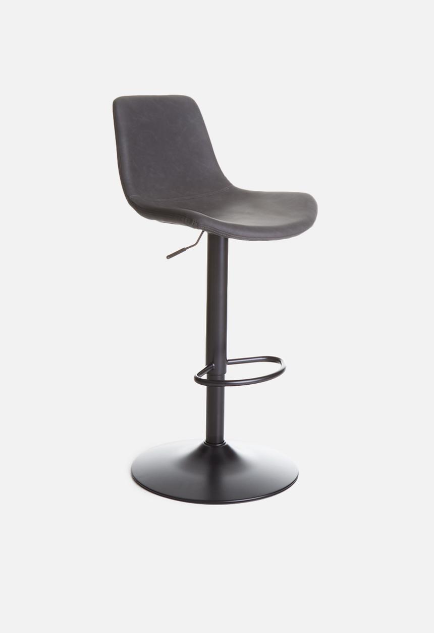 Sixth Floor - Juno gas barstool - charcoal