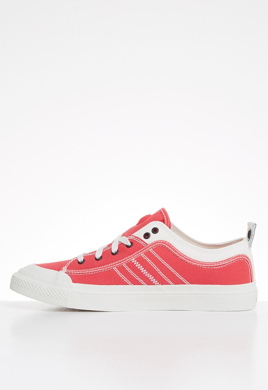 Diesel  - S-asrico low lace  - white & red