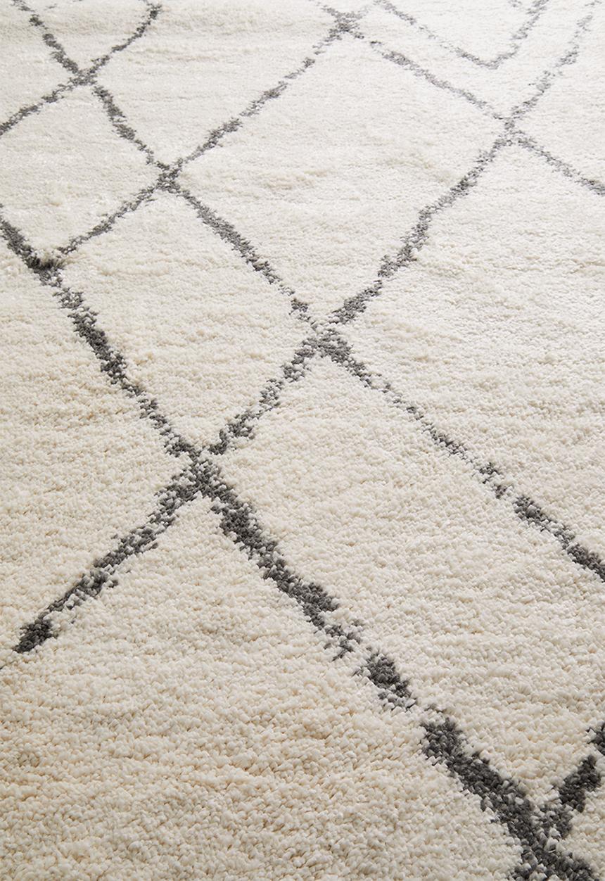 Fotakis - Royal nomadic shaggy rug - cream triangles