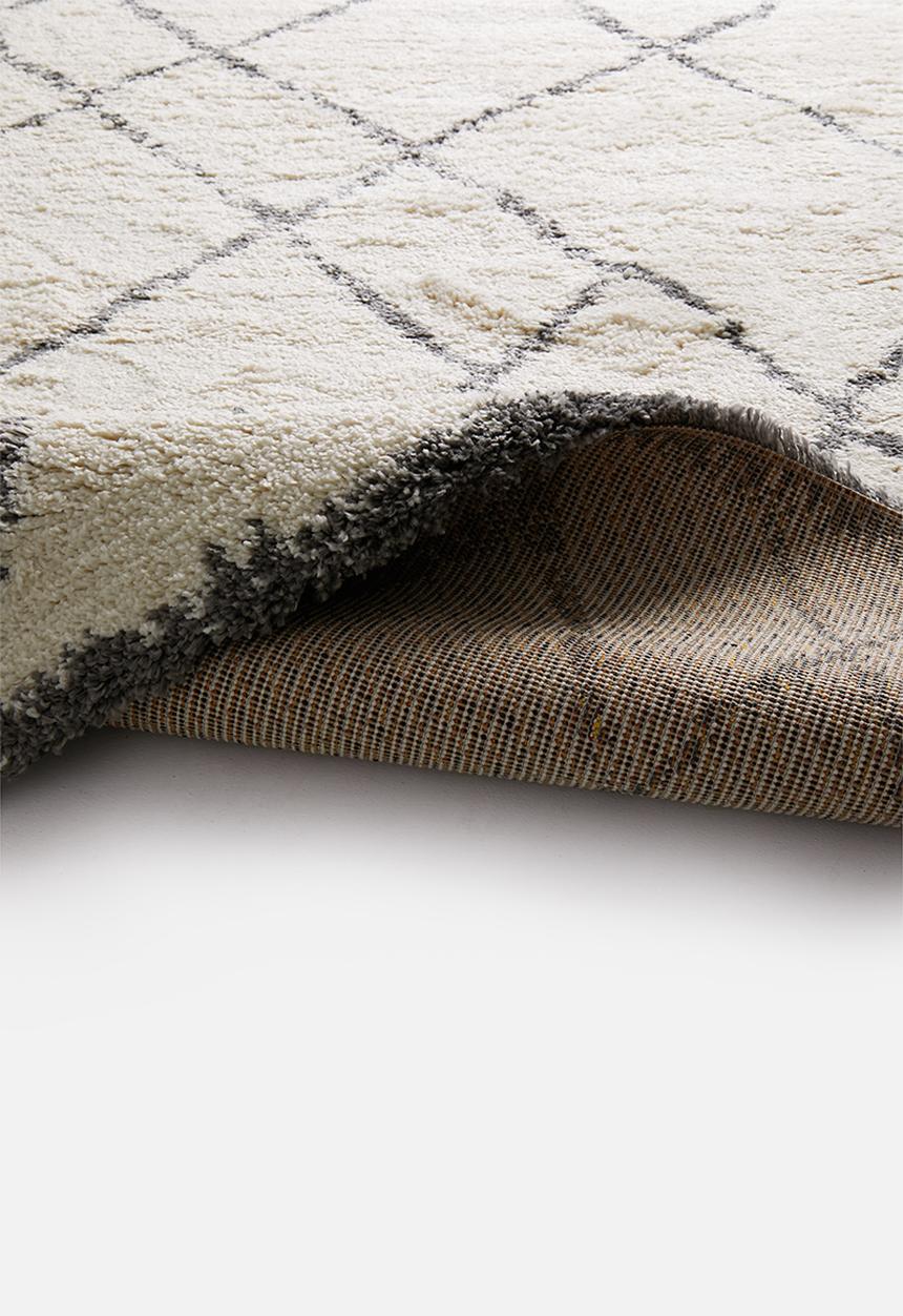 Fotakis - Royal nomadic shaggy rug - cream triangles