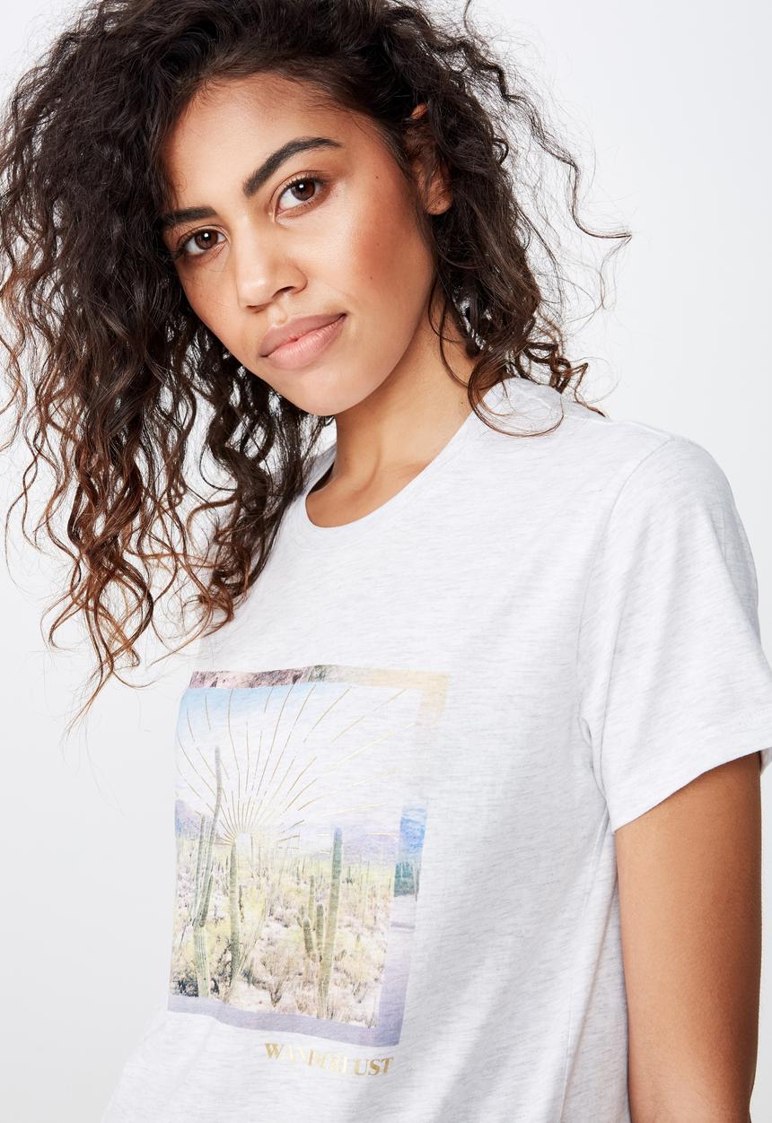 Cotton On - Classic photo tee  - grey
