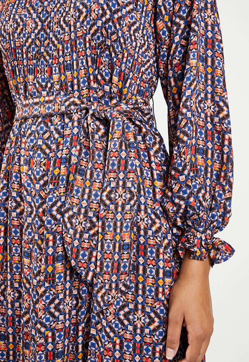 ONLY - Lara long sleeve dress - multi