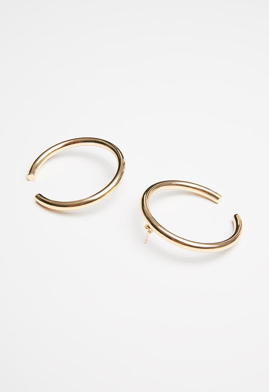 Superbalist - Half moon hoops - gold