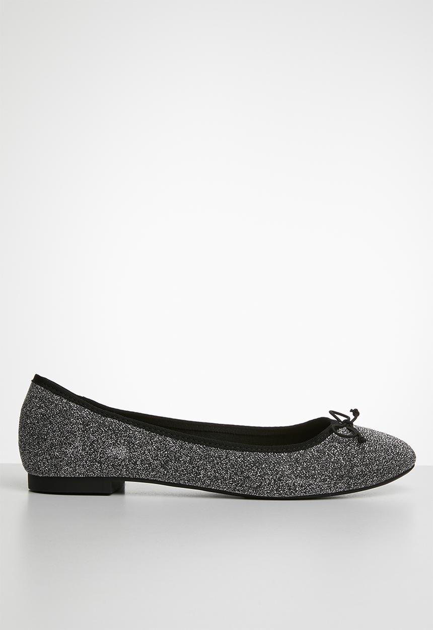 ONLY - Bee shimmer ballerina - silver