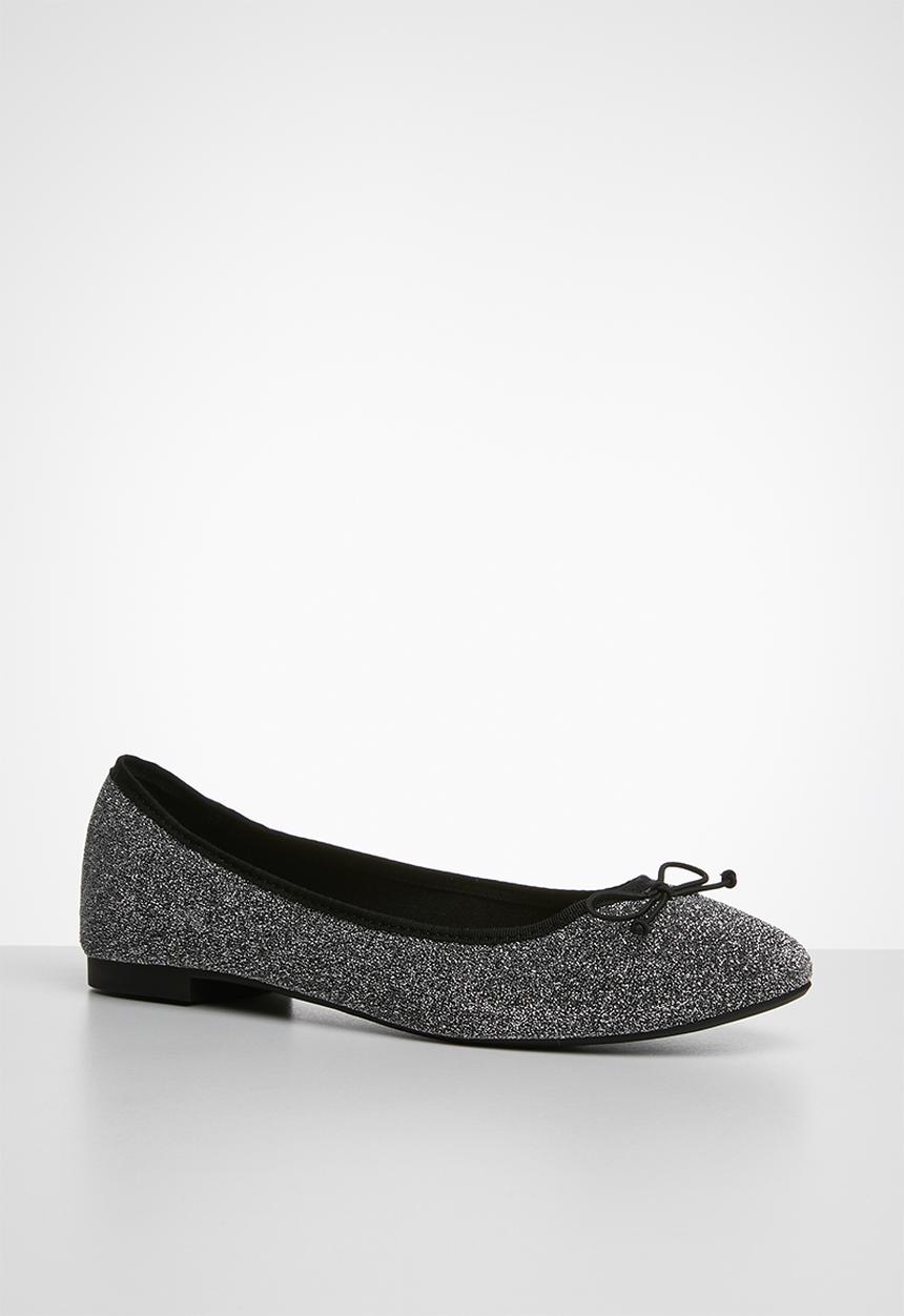 ONLY - Bee shimmer ballerina - silver