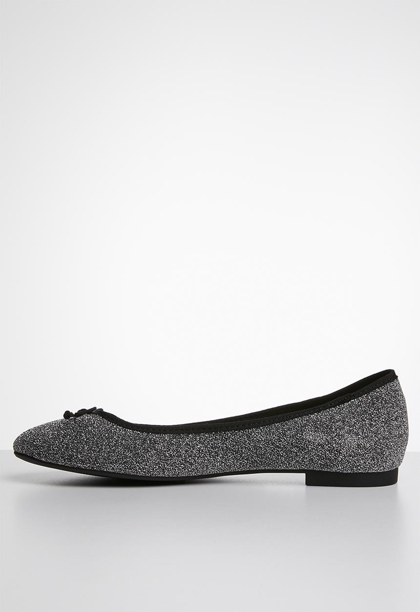 ONLY - Bee shimmer ballerina - silver