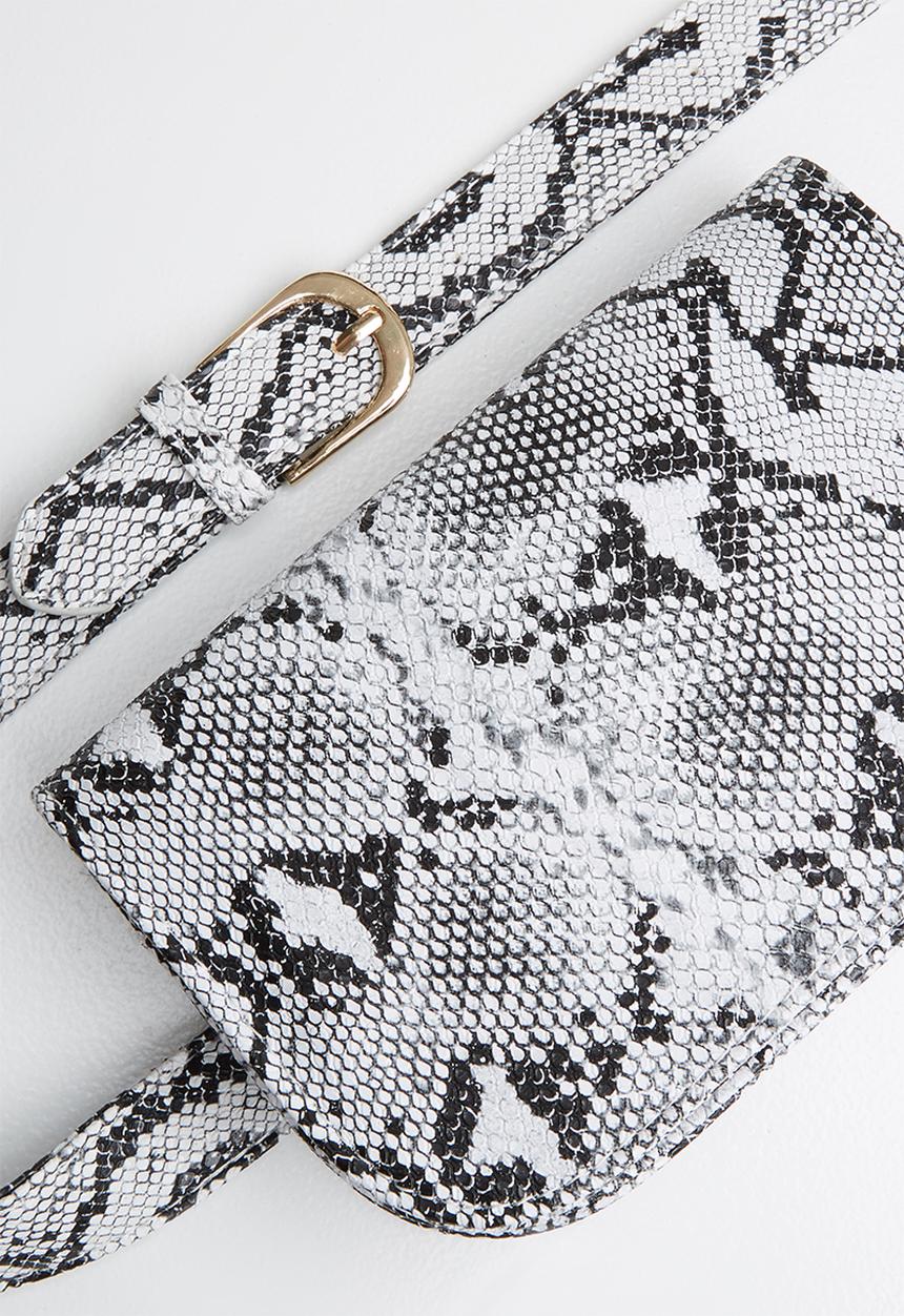 Superbalist - Snake skin waistbag - grey