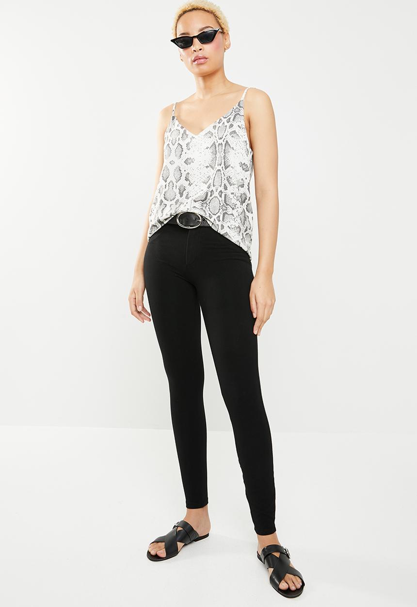 SISSY BOY - Joey axel knit jegging - black