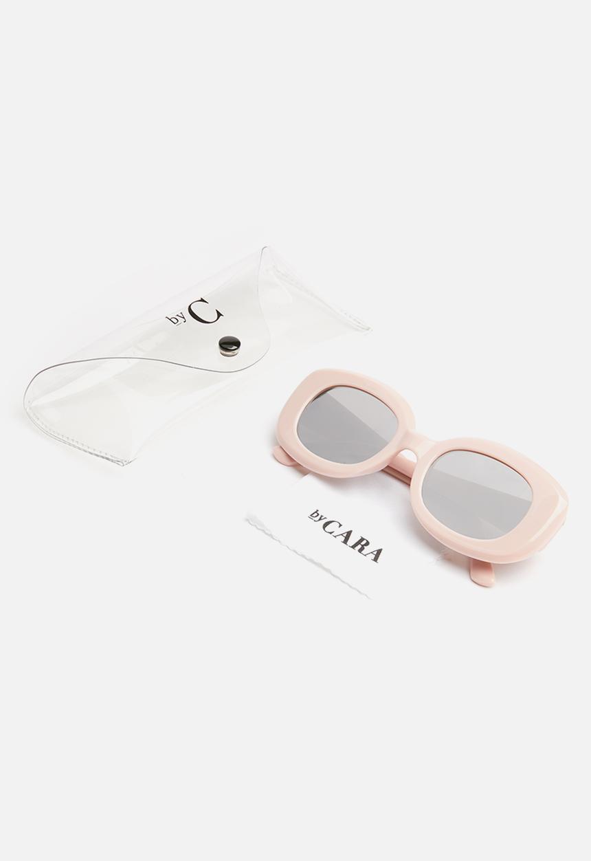 ByCARA - Mirror retro sunglasses - pink