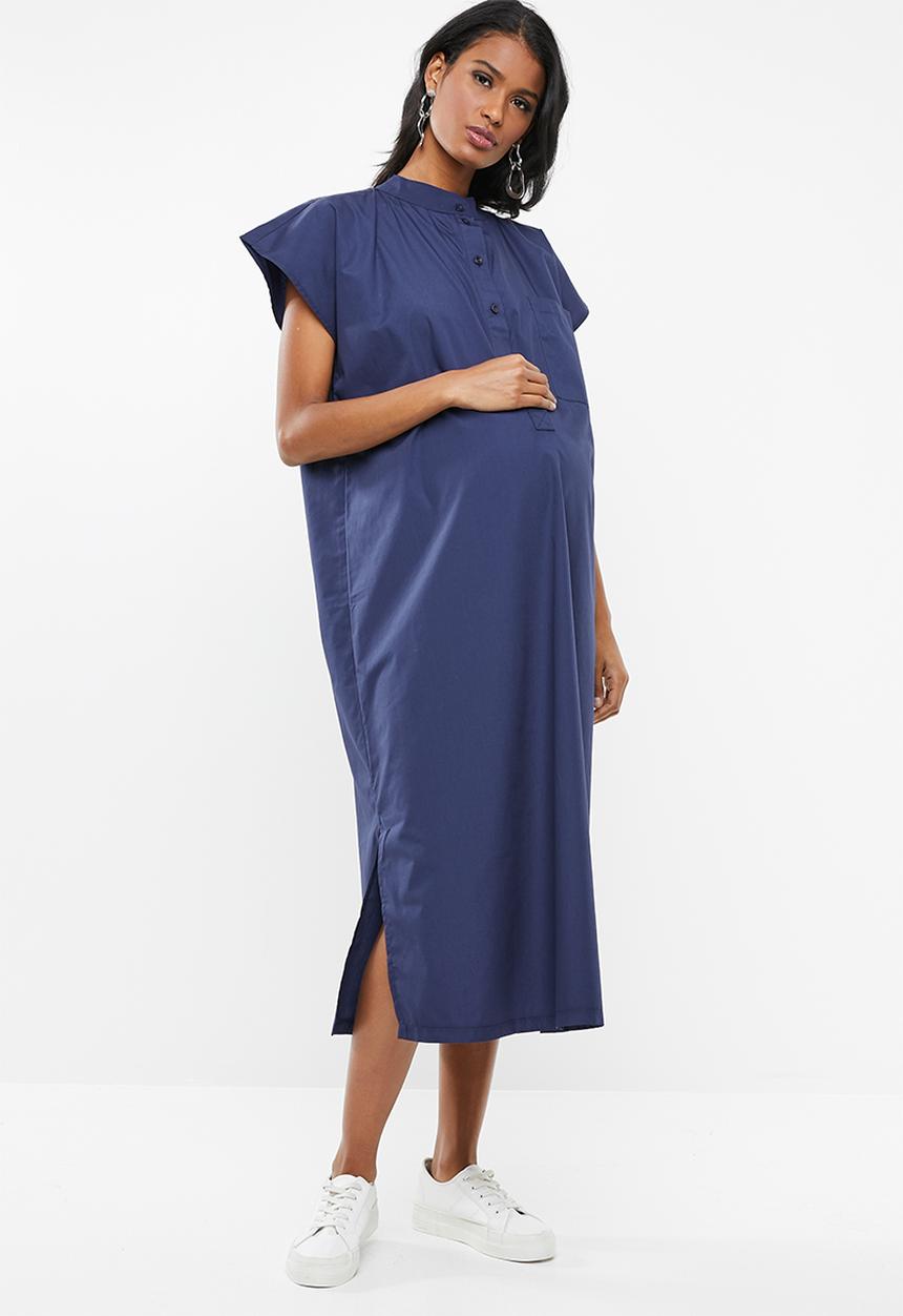 Superbalist - Utility shirt dress with slits - navy