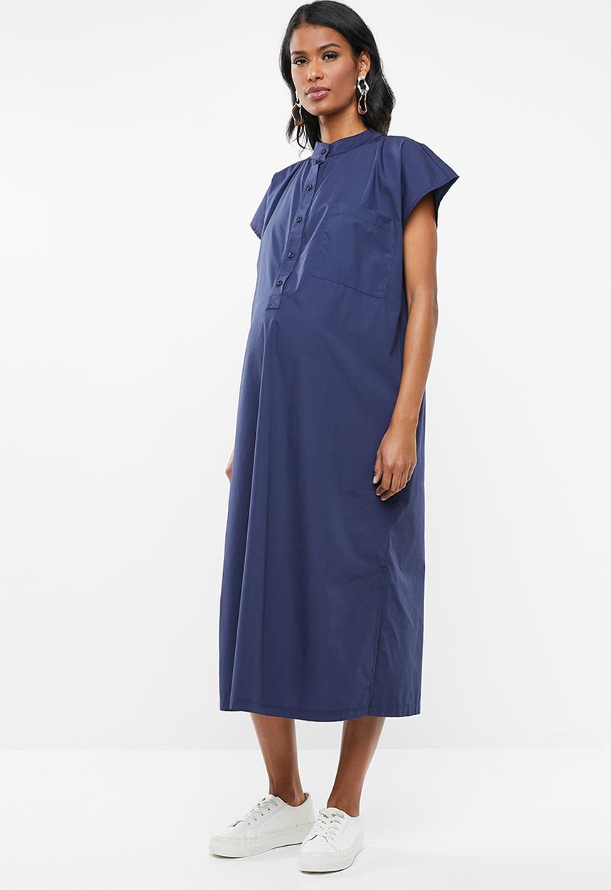 Superbalist - Utility shirt dress with slits - navy
