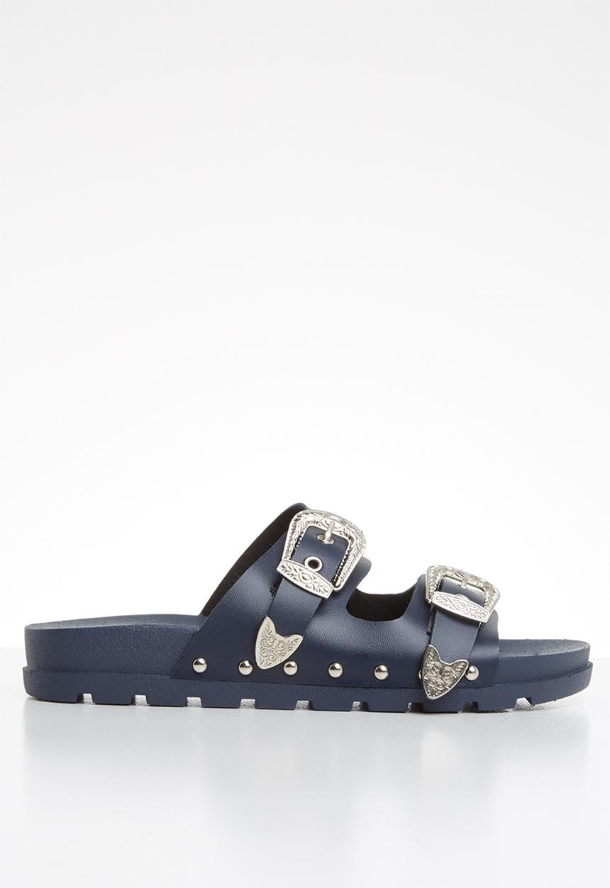 Footwork - Buckle detail sandals - blue