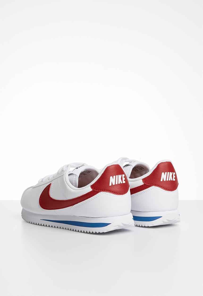 Nike - Cortez basic sl bg - white/varsity red-varsity royal-black-mtlc silver
