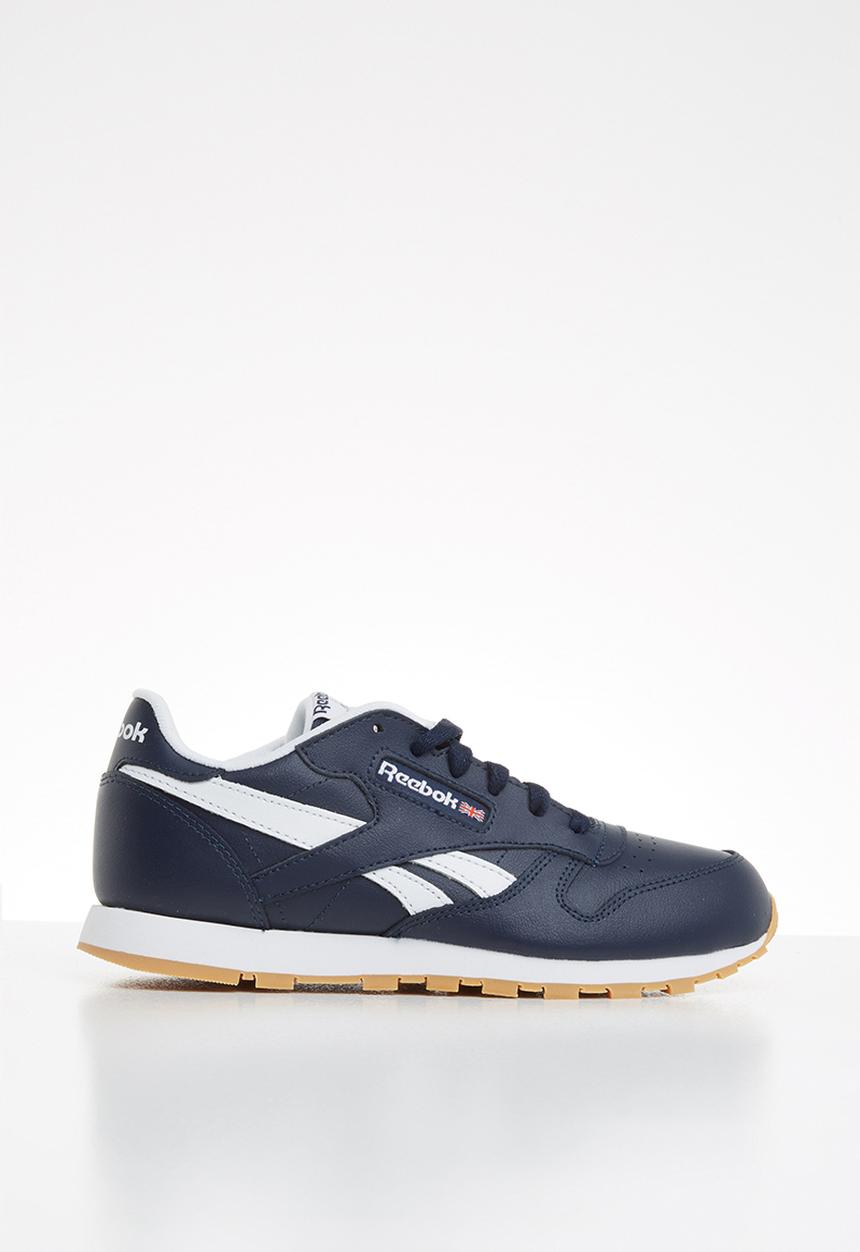 Reebok Classic - Classic leather - collegiate navy/white/gum