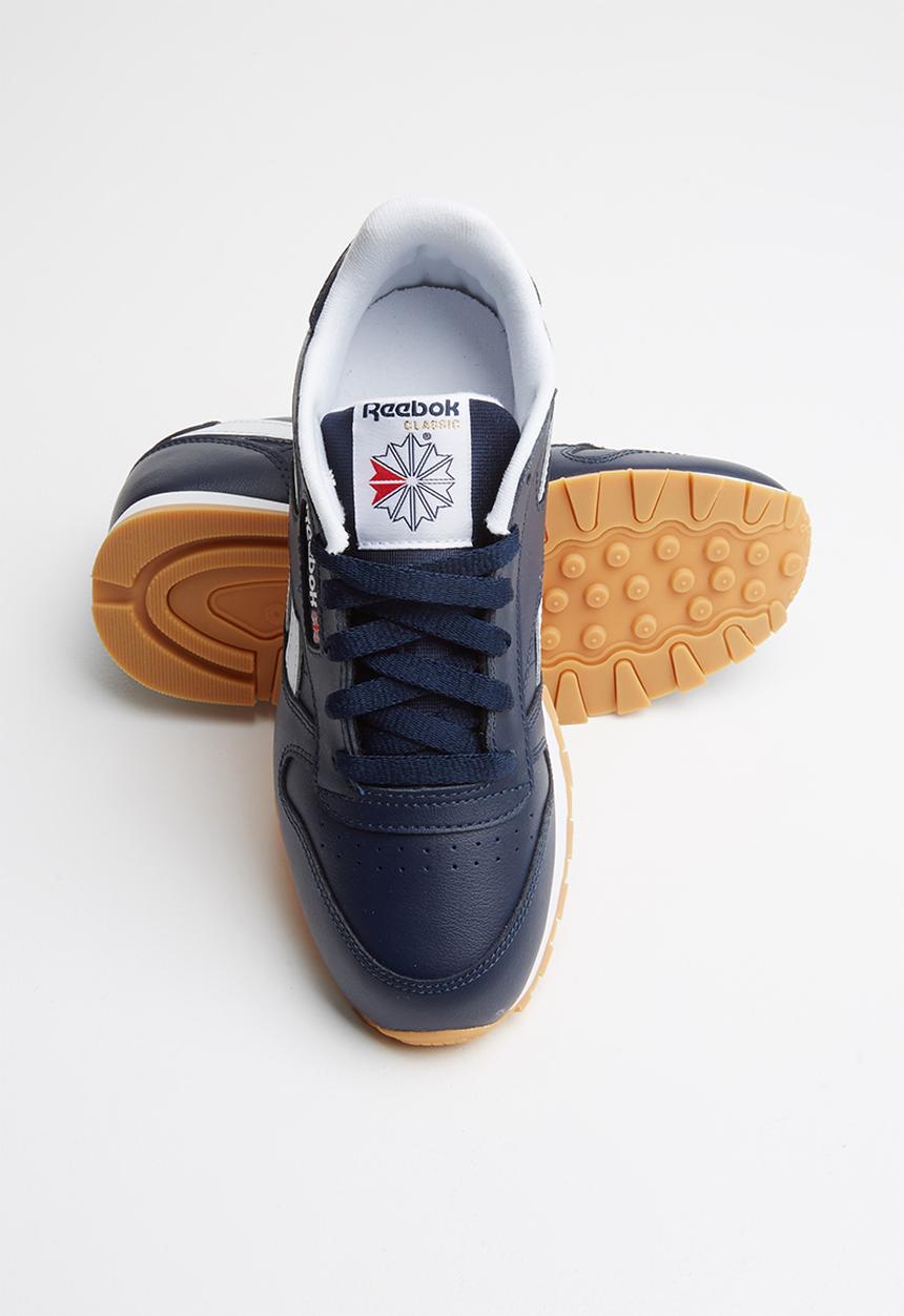Reebok Classic - Classic leather - collegiate navy/white/gum