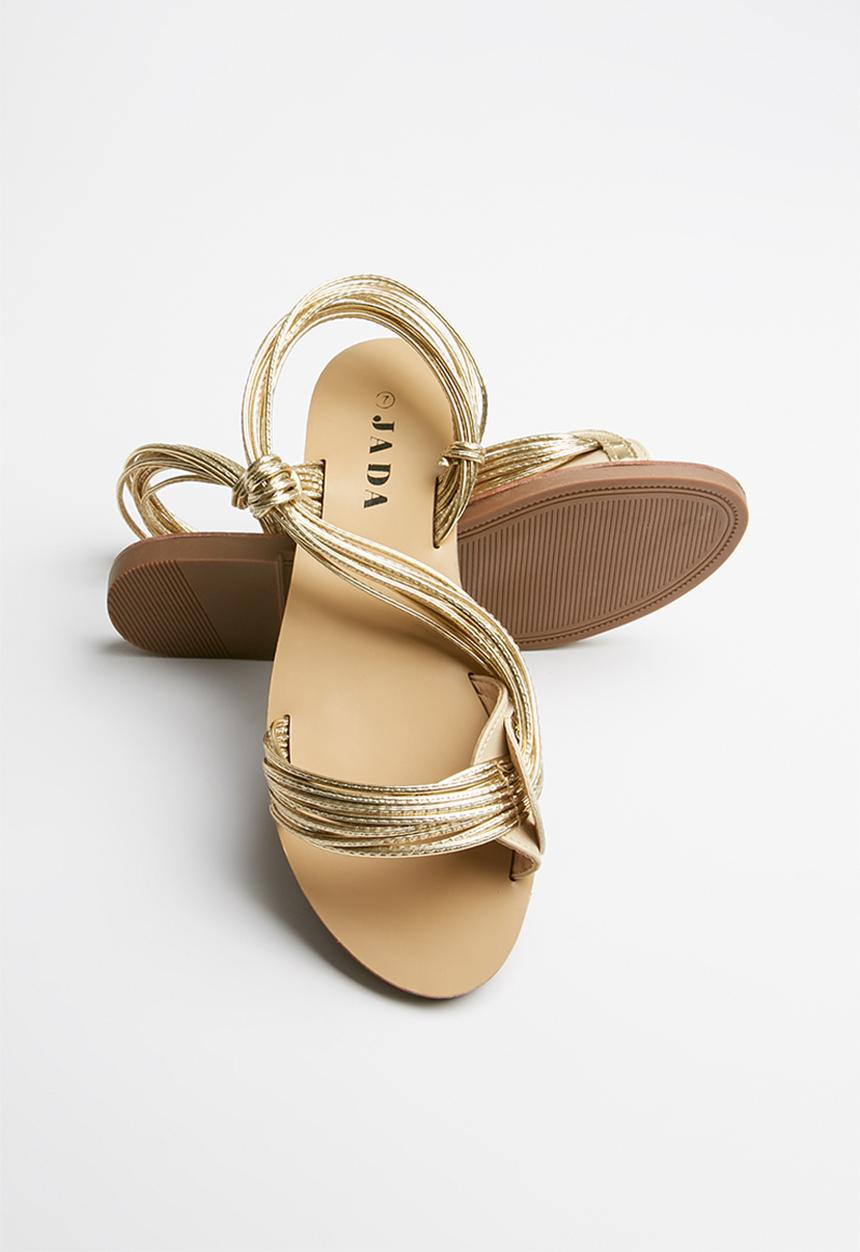 Jada - Metallic sandal - light gold