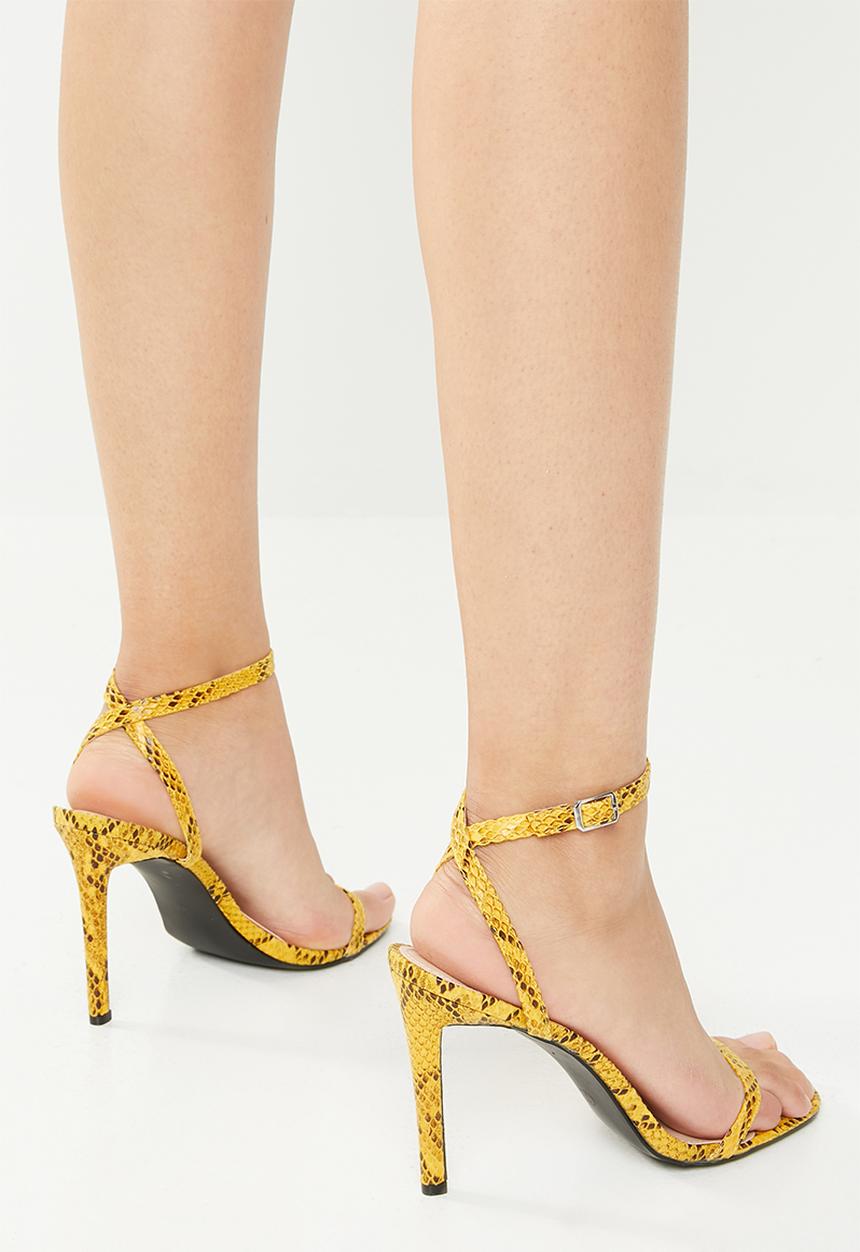Public Desire - Notion heel - yellow & brown