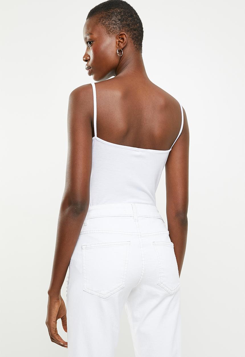 Superbalist - 2pk cami bodysuit - grey & white 