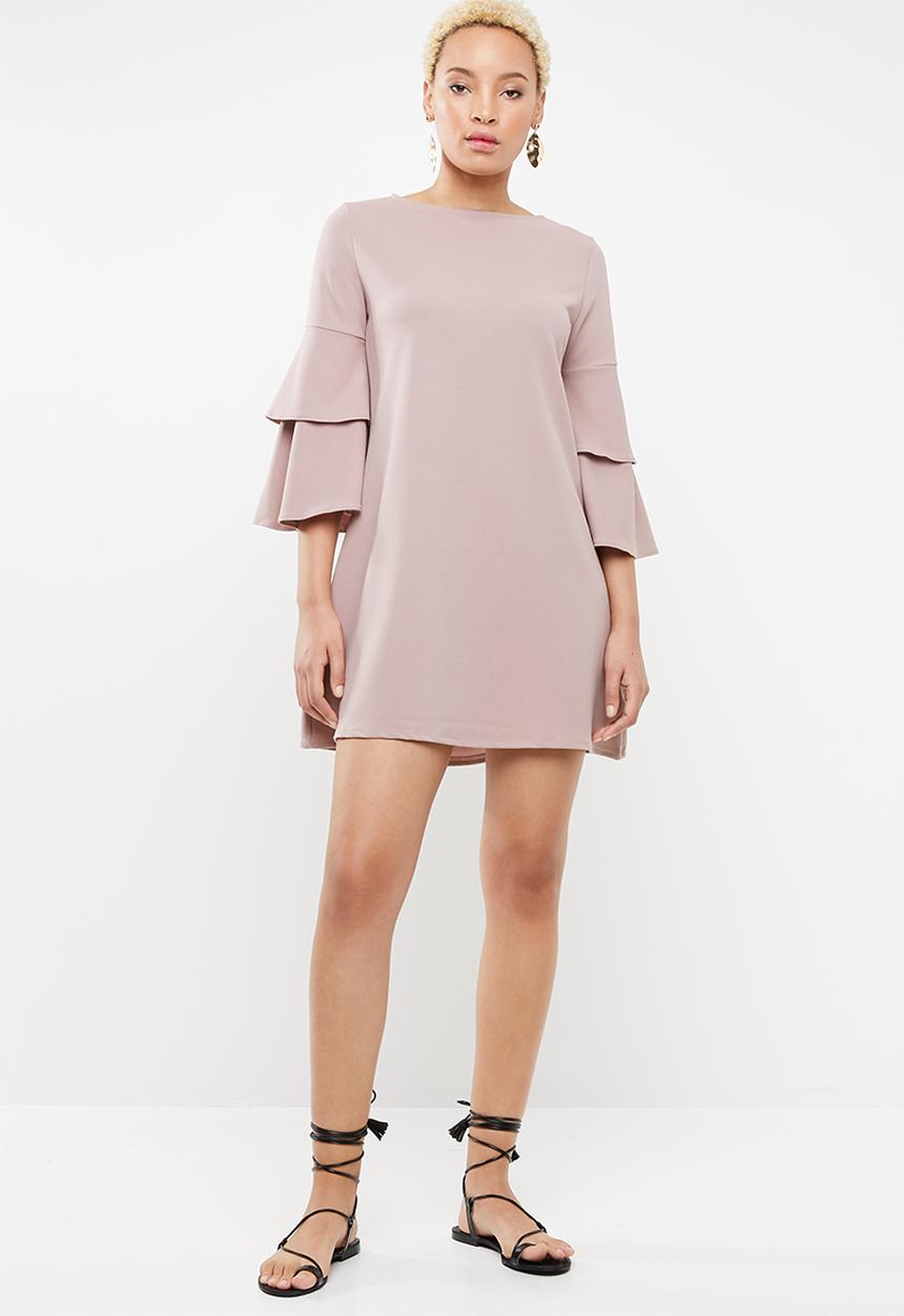 STYLE REPUBLIC - Frill sleeve dress - pink 