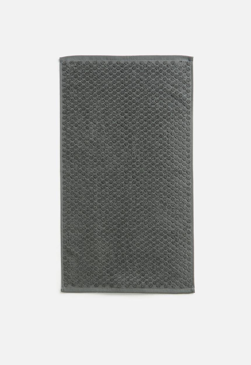 Linen House - Jordan spot hand towel - asphalt