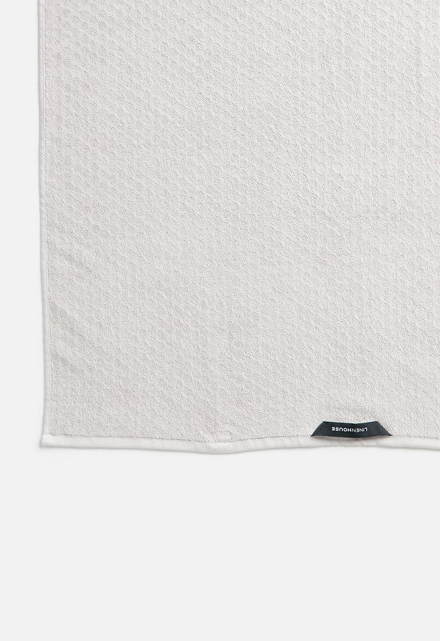 Linen House - Jordan spot bath sheet - stone