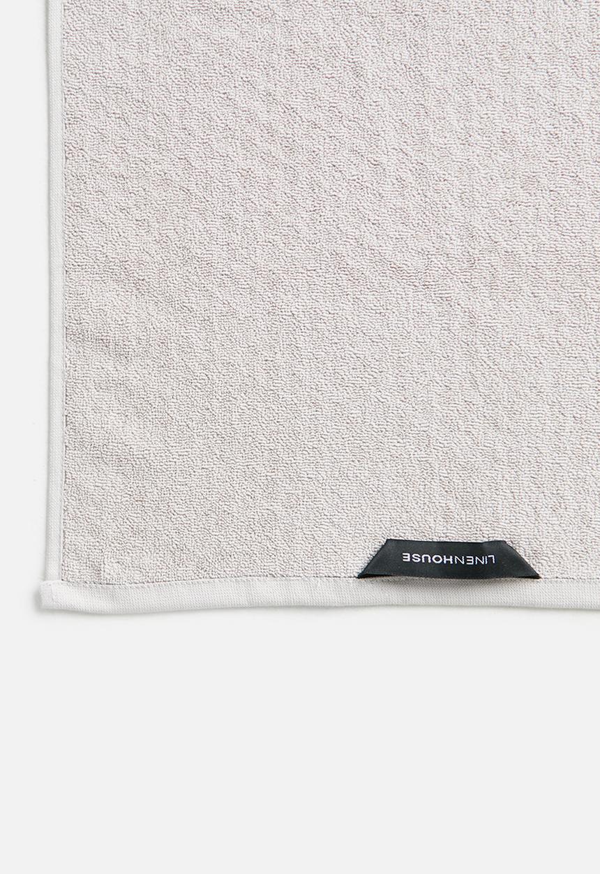 Linen House - Jordan spot hand towel - stone
