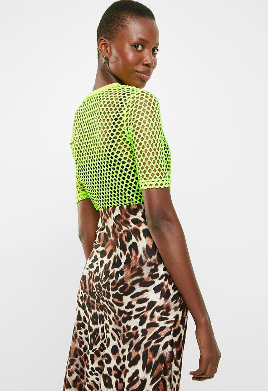 Superbalist - Neon mesh tee - yellow
