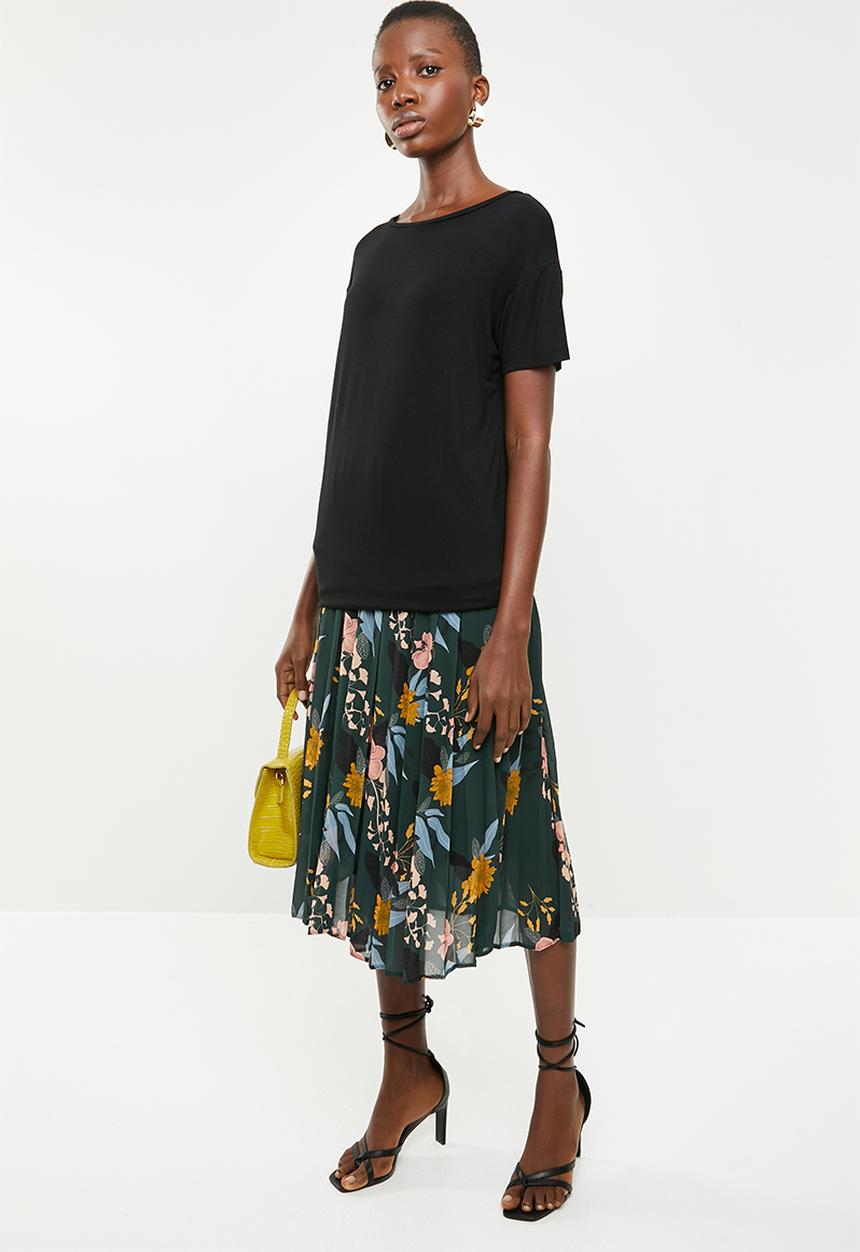 Superbalist - Printed pleated skirt - multi 